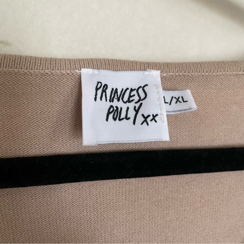 Princess Polly Ruched Drawstring Crop Top L XL - Picture 3 of 6